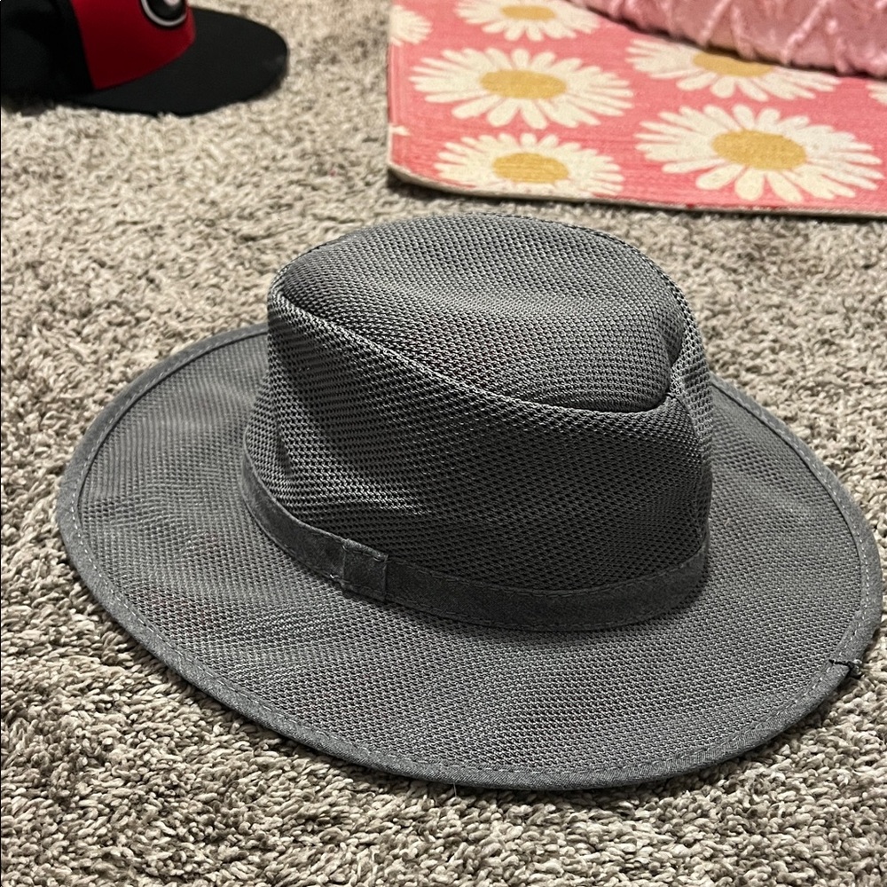 American Hat Makers gray/USA vintage fishing hat